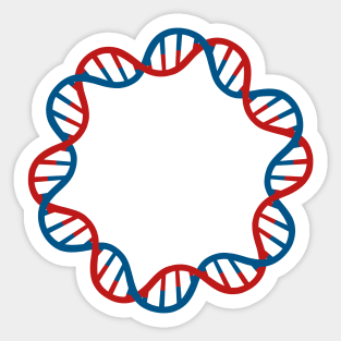 Circular DNA Double Stranded Plasmid Vector Sticker